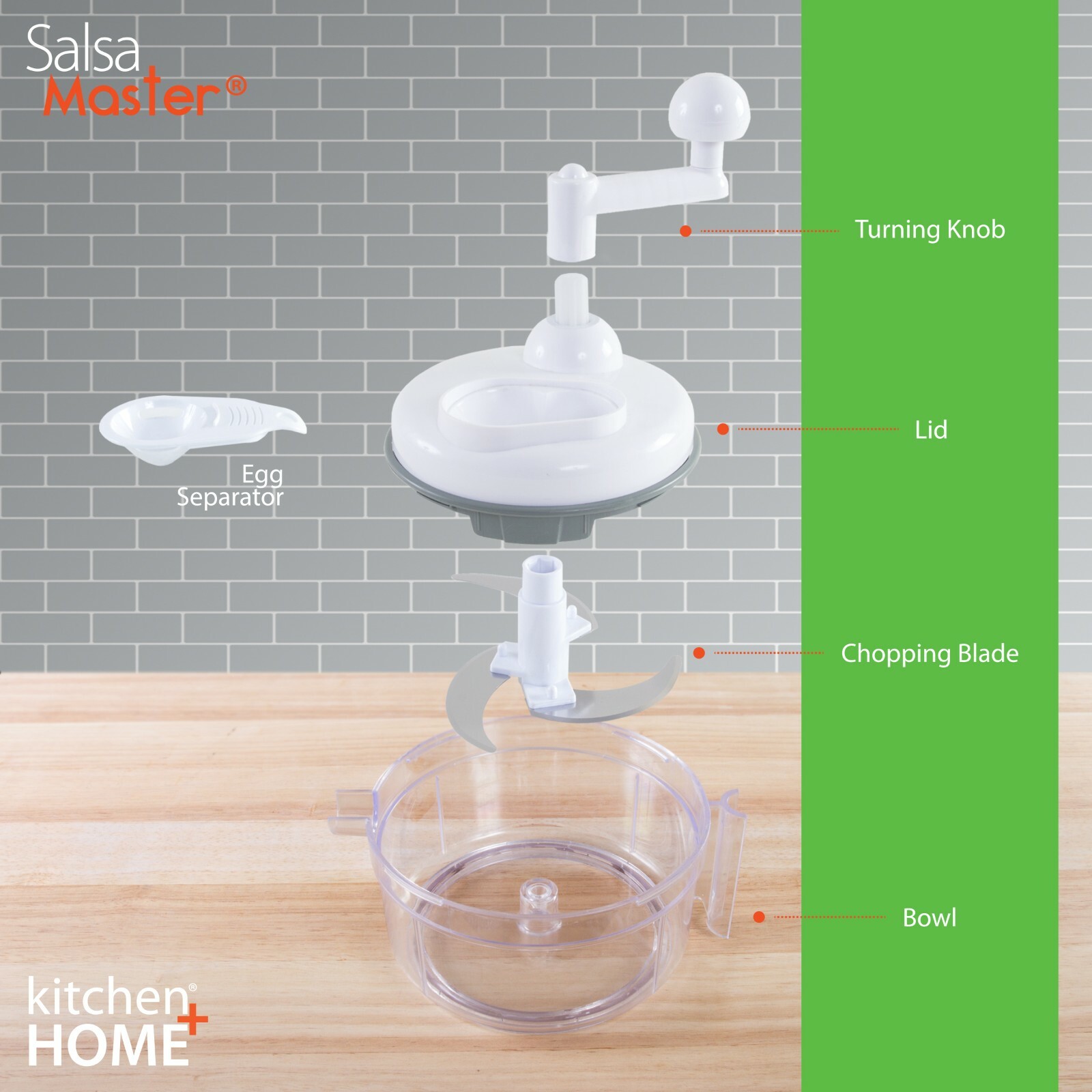 Salsa Master Salsa Maker - As Seen On TV Food Chopper & Manual Food Processor