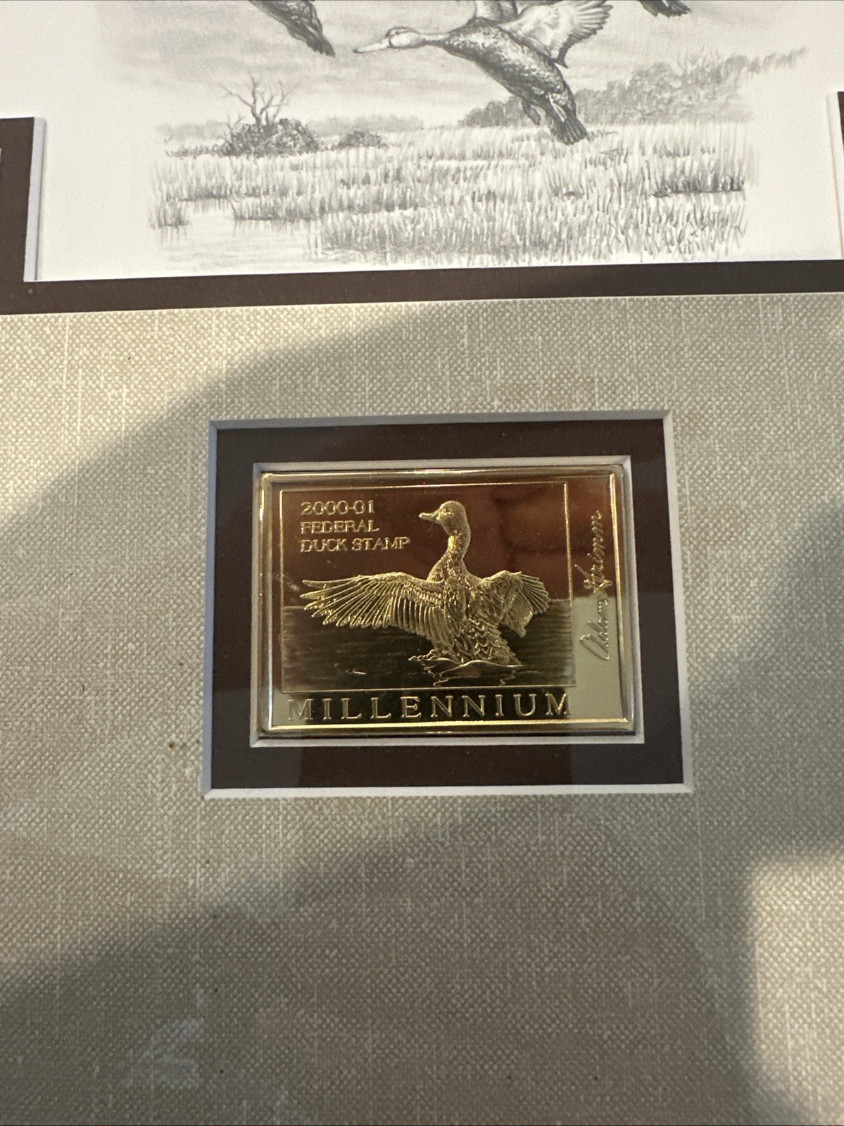 2000 - Federal Duck Stamp Print **ADAM GRIMM Exclusive Edition 42/350