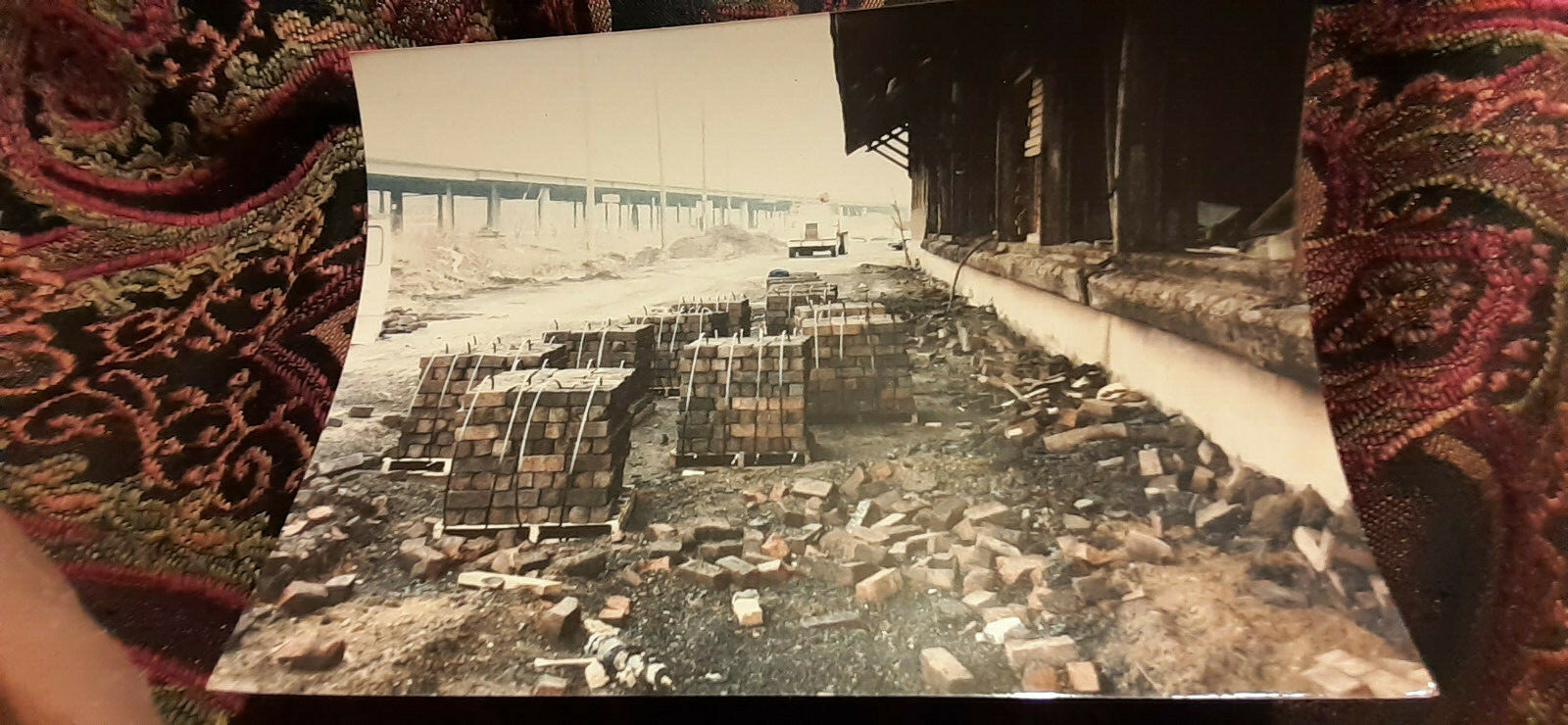 Antique Paving Paver Street Brick, Townsend Block ZO With 1906 Date Of Laydown.