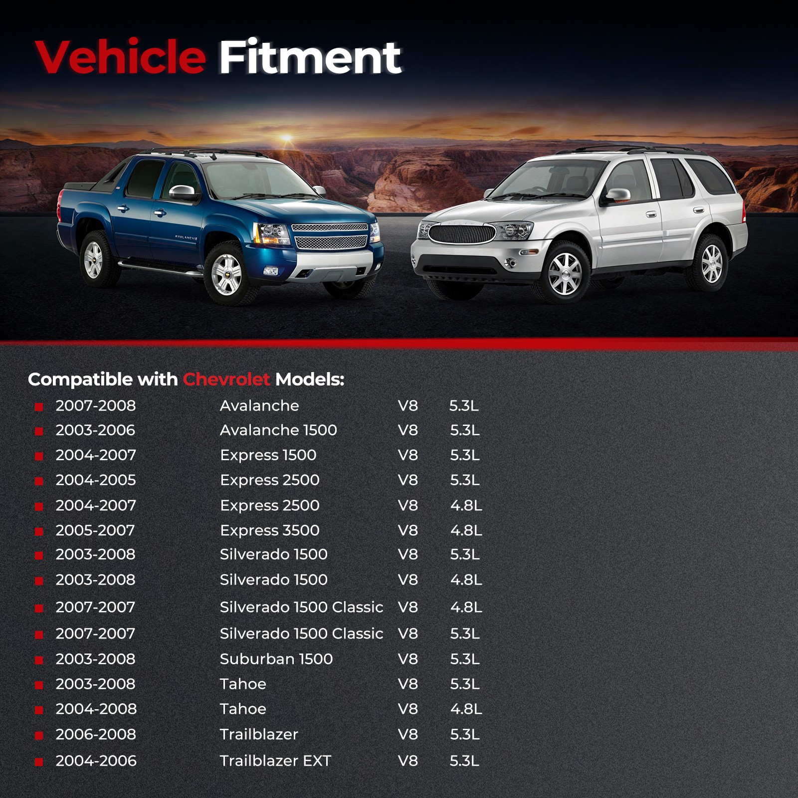 6494 Starter For Chevrolet Silverado 5.3L C15002004-2008 89018123 410-12257