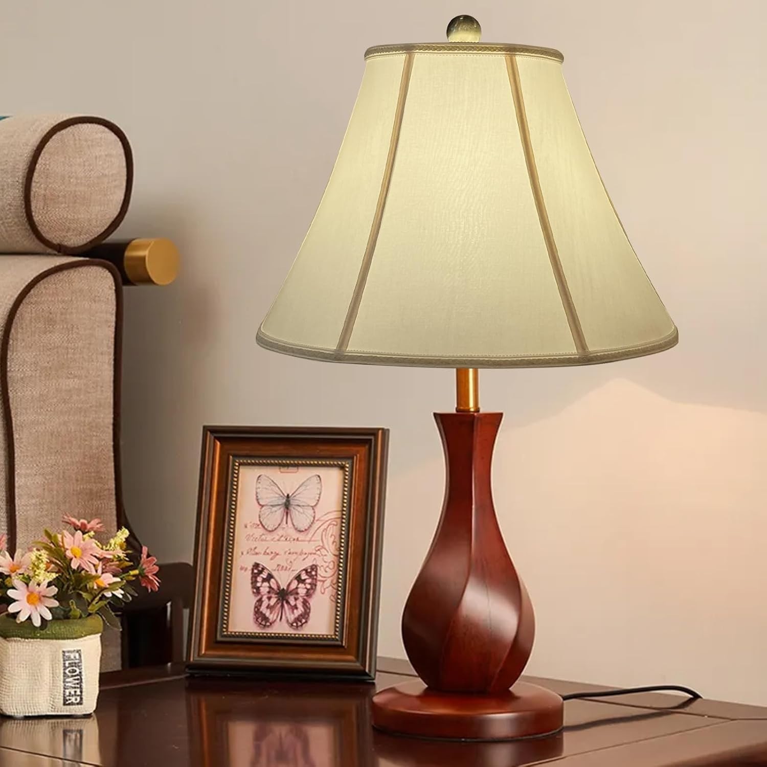 Bell Lamp Shades, 7" x 15" x 10.5" Royal Style Spider LampShade or Table and ...