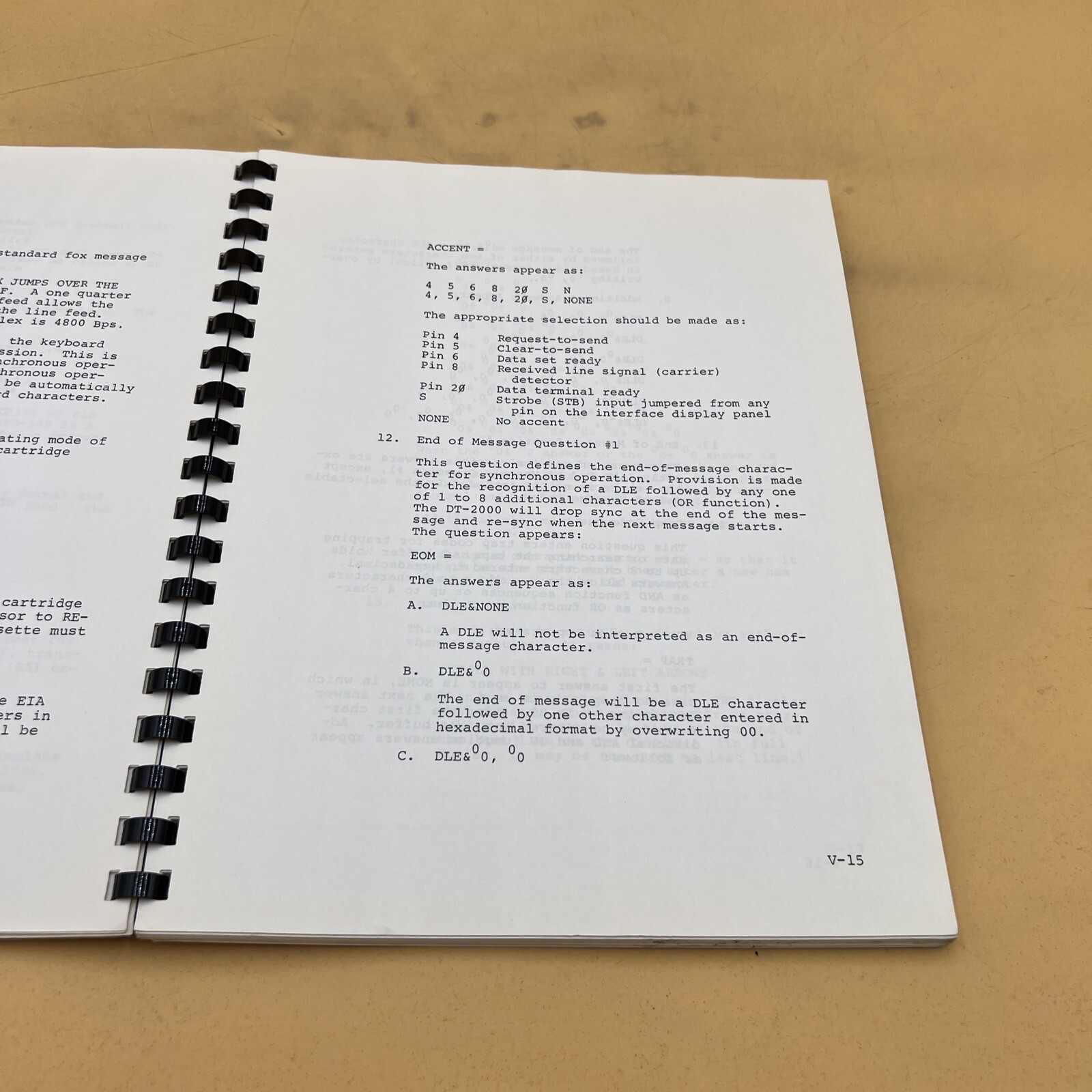 Dynatech Data Systems DYNA-Test 2000 (A) Instruction Manual Guide Book