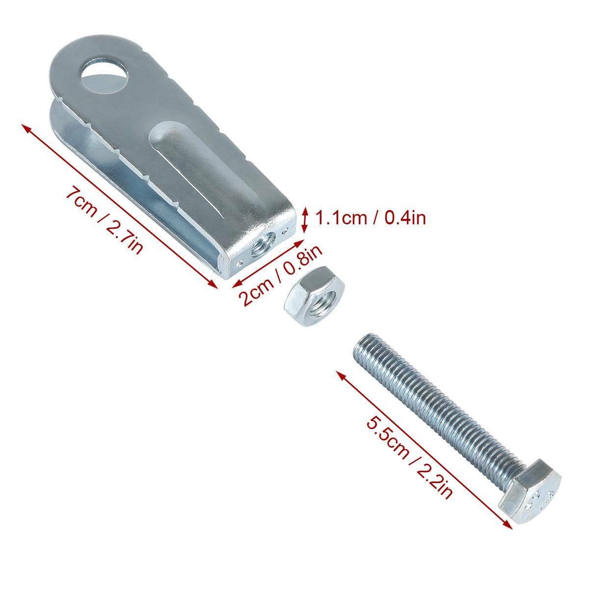 2x Wheel Chain Puller Adjusters Tensioner for Yamaha Banshee Warrior Raptor 350