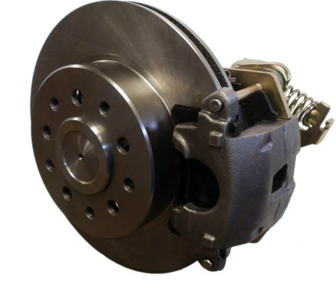 Street Rod Bolt On Rear Disc Brake Kit with Emergency Brake Calipers by PEM