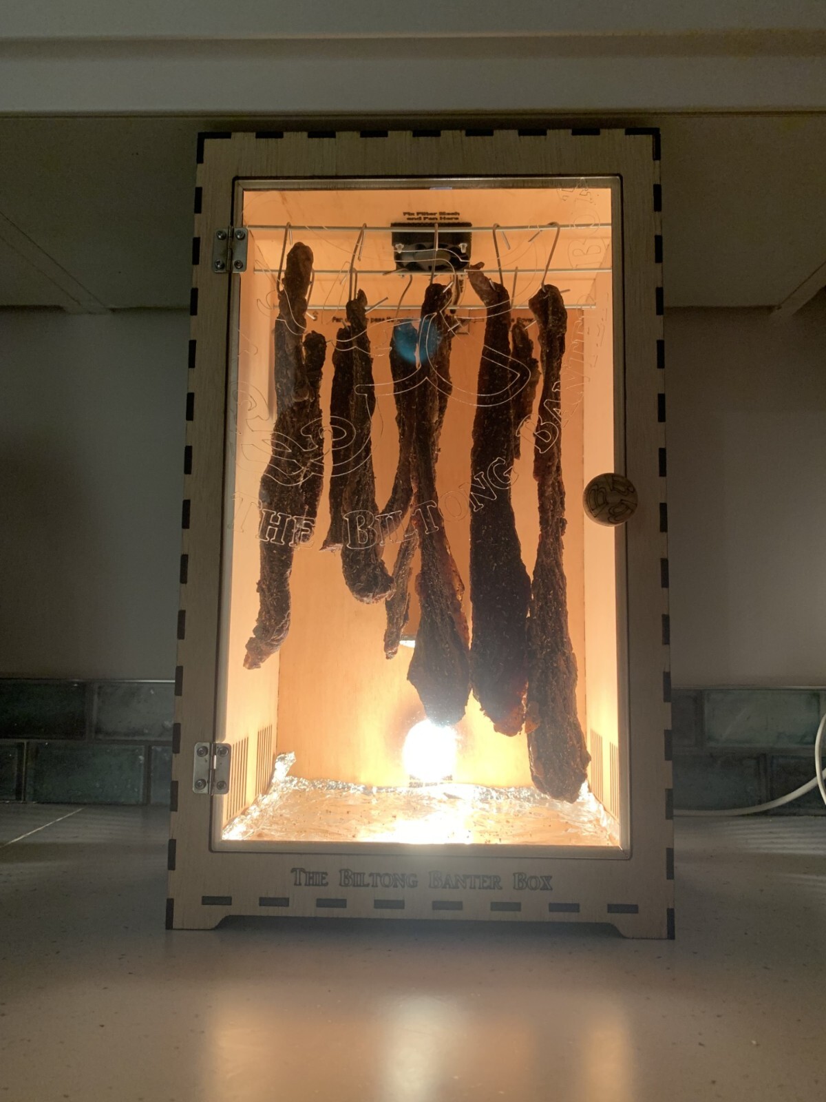 Biltong Box, Fan & Lamp Edition, Family Biltong / Droewors Maker, Dehydrator