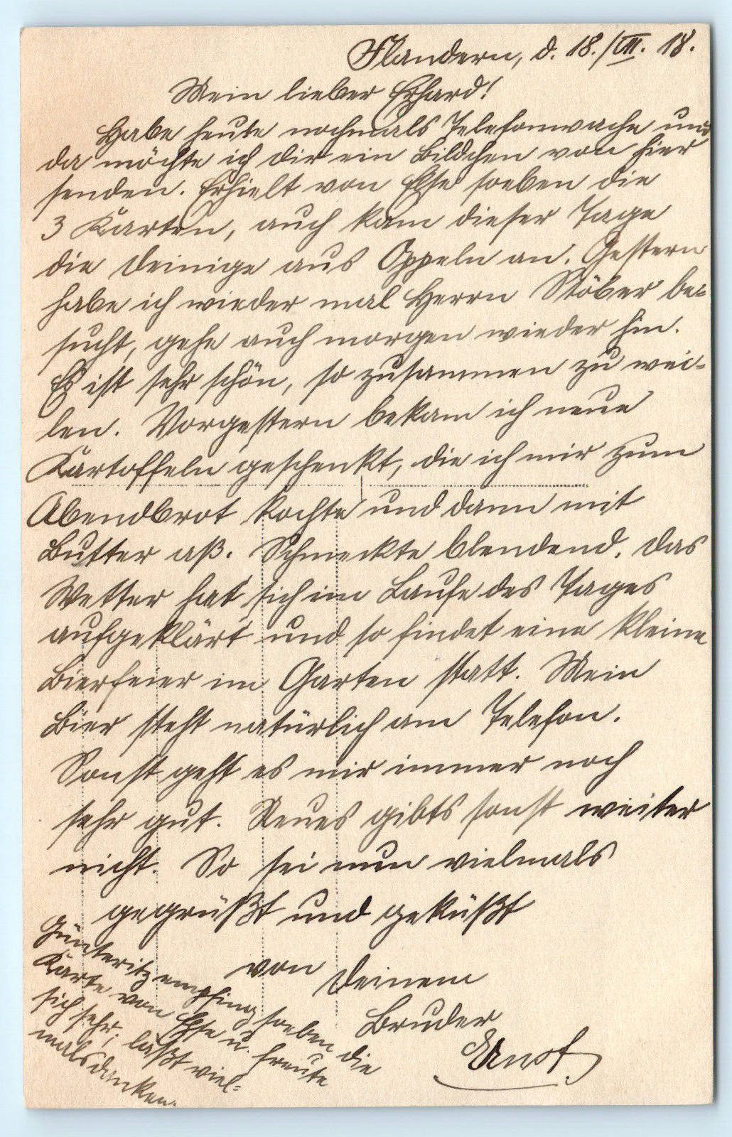 RPPC WWI Flanders Battlefield Destroyed Homes German Real Photo Postcard