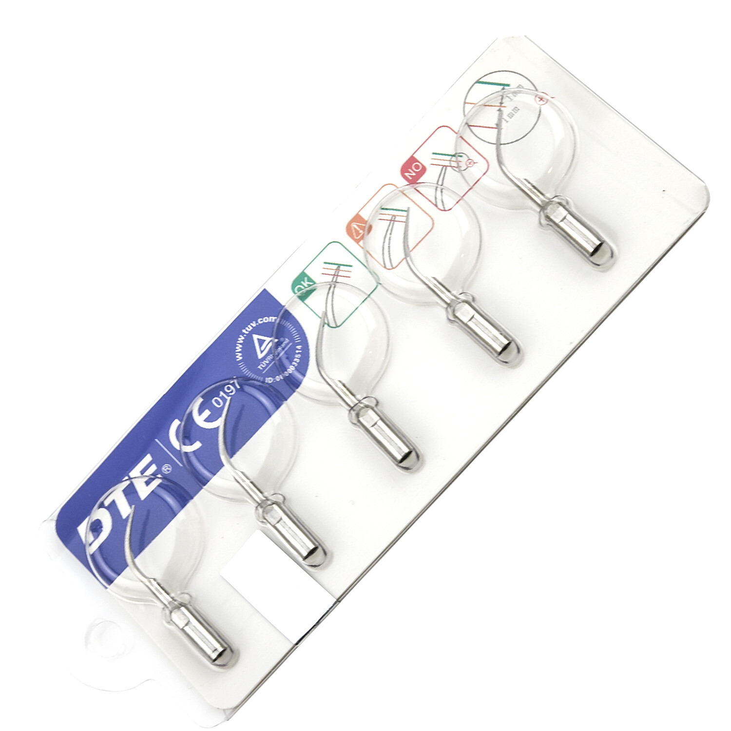 100% Original Woodpecker DTE D1 Dental Ultrasonic Scaler with Tips Blue 110V