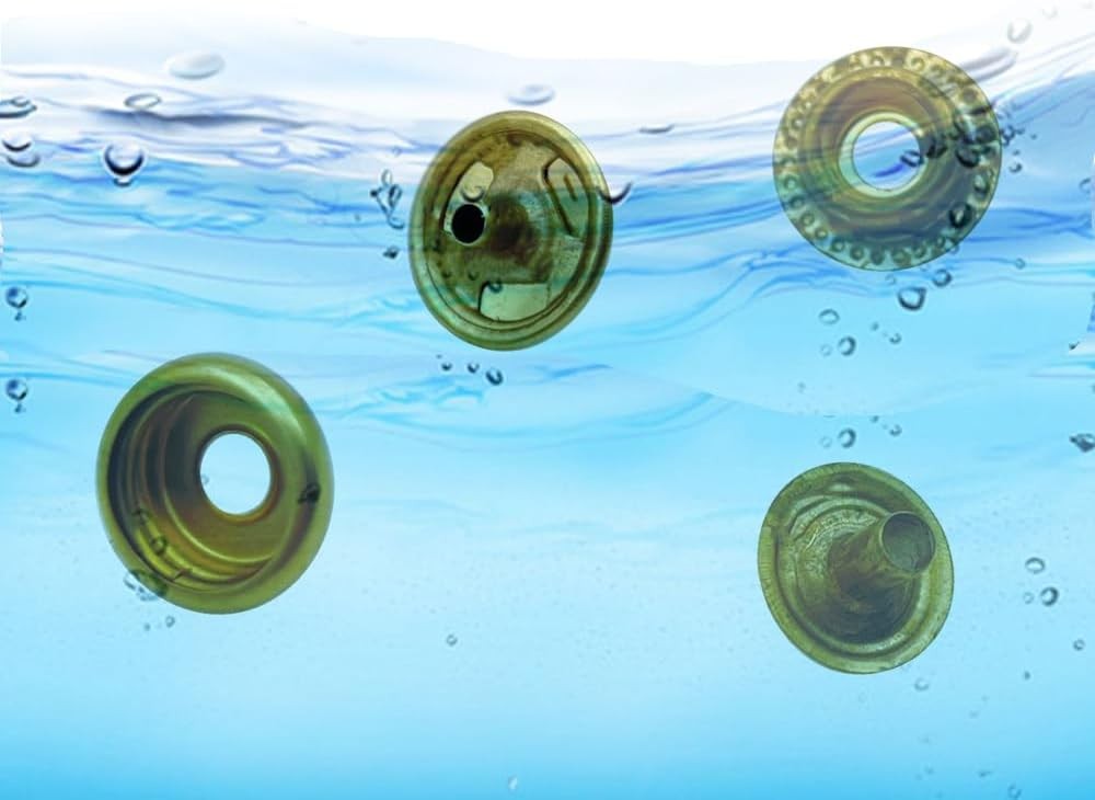 Boat Cover Snap Extender -Brass Heavy Duty snap - Extension Size, 1" - Built in