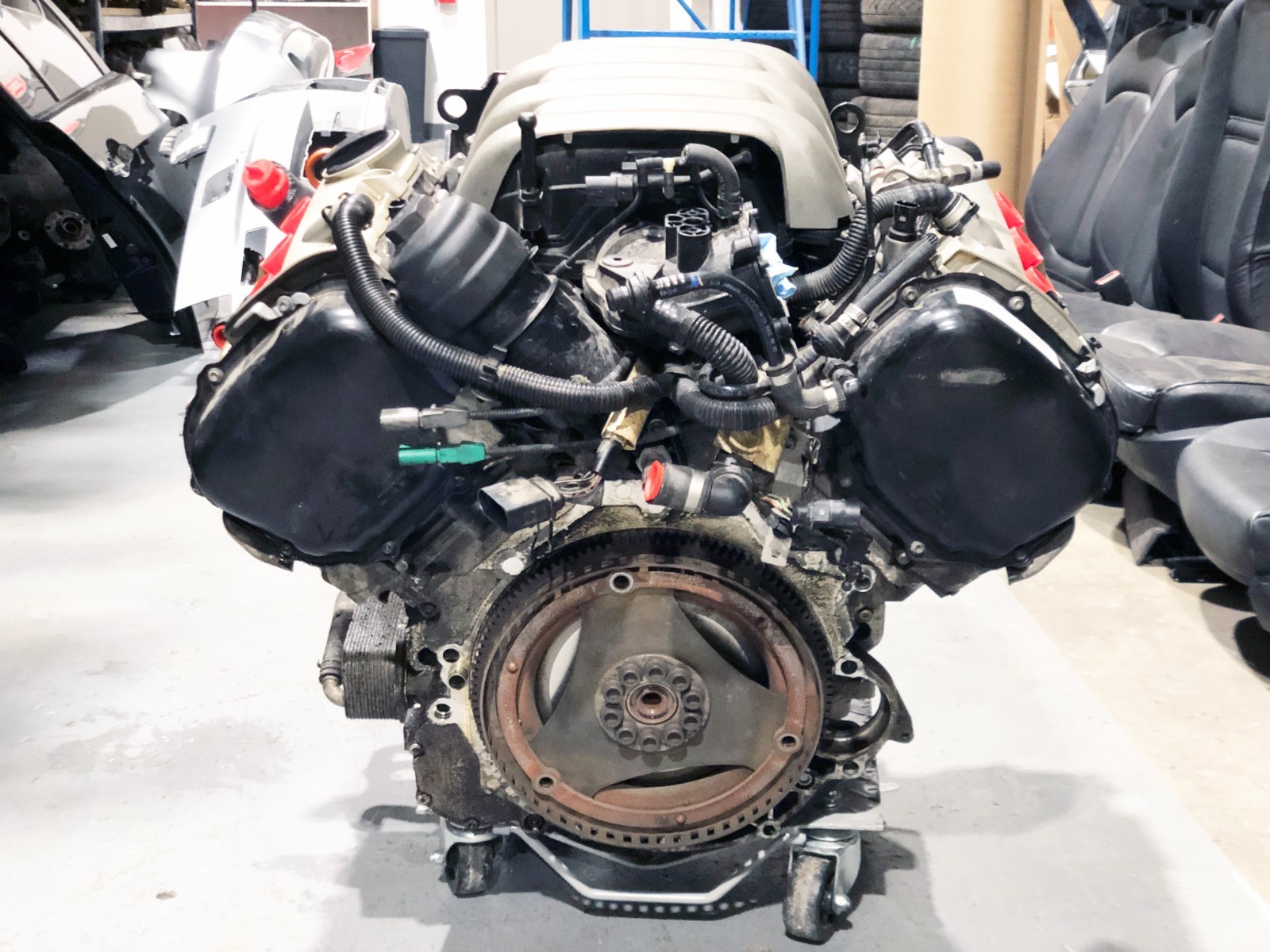 07-08 Audi A4 A6 C6 B7 BKH Engine Longblock 3.2 FSI V6 137K MILES COMPRS TESTED