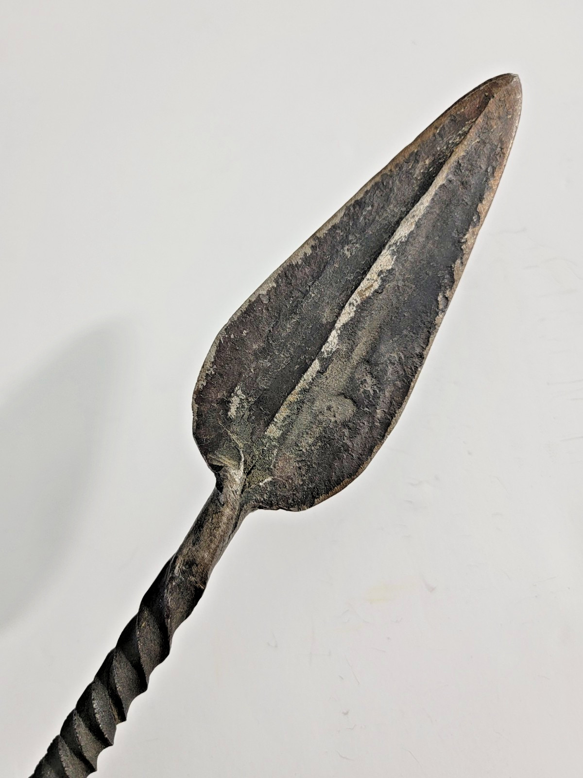 African Kenyan Maasai Hunting Spear Vintage Handmade - 41"