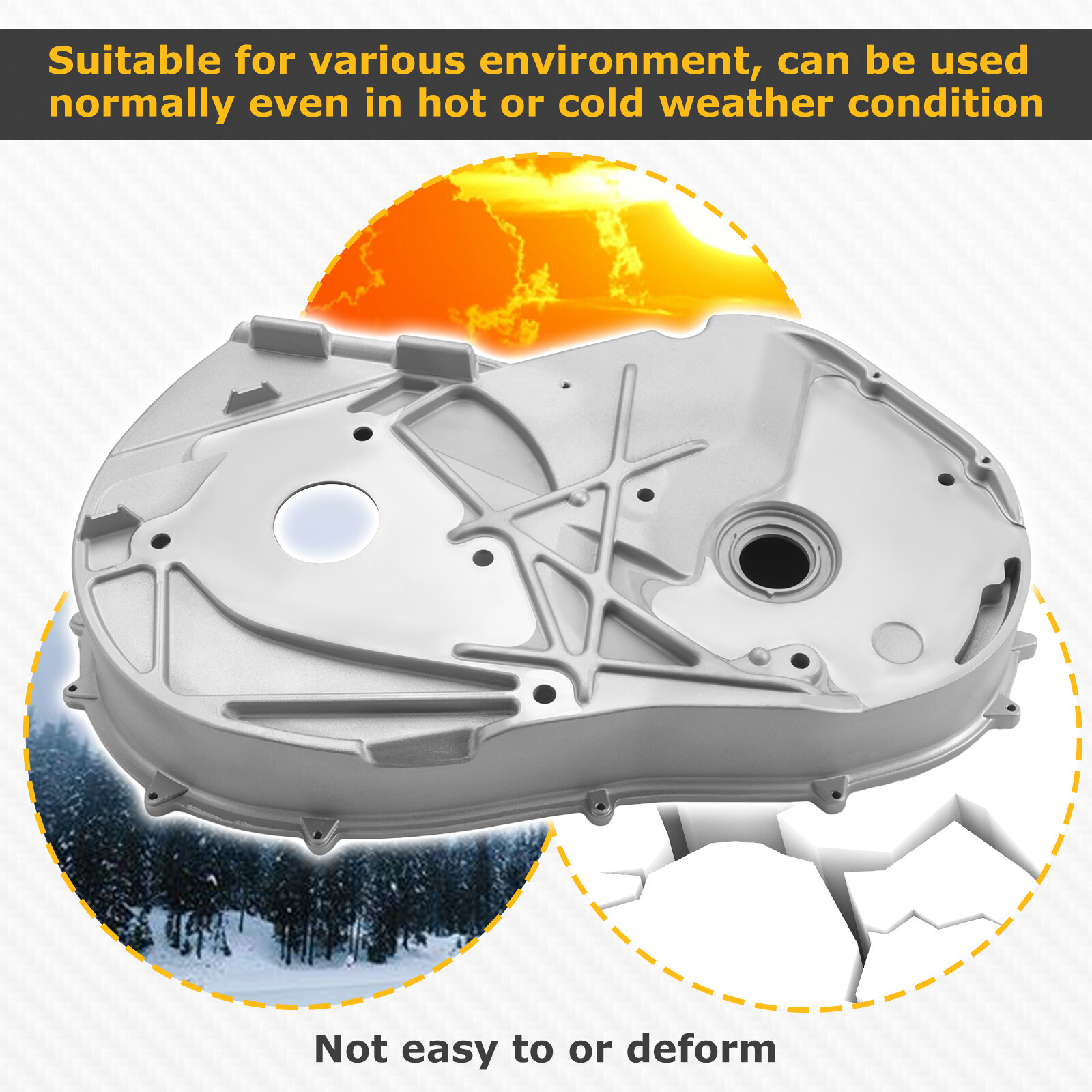 Inner Clutch Cover Aluminium For Polaris RZR PRO XP 2020 #5142931