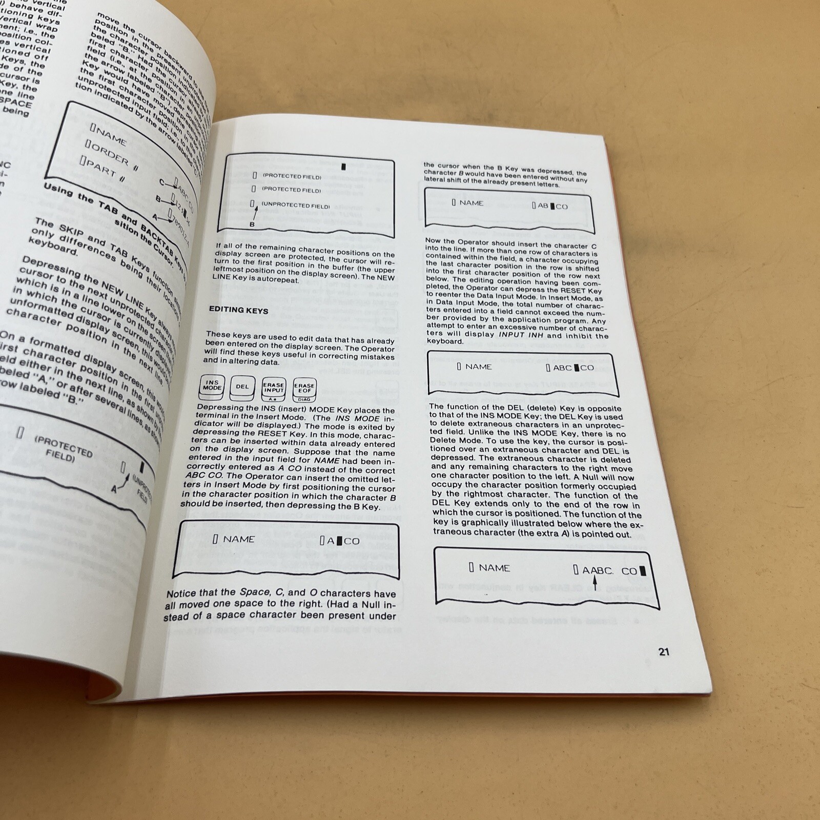 Telex Terminal Communications TC 277C Keyboard Display Terminal Operators Manual