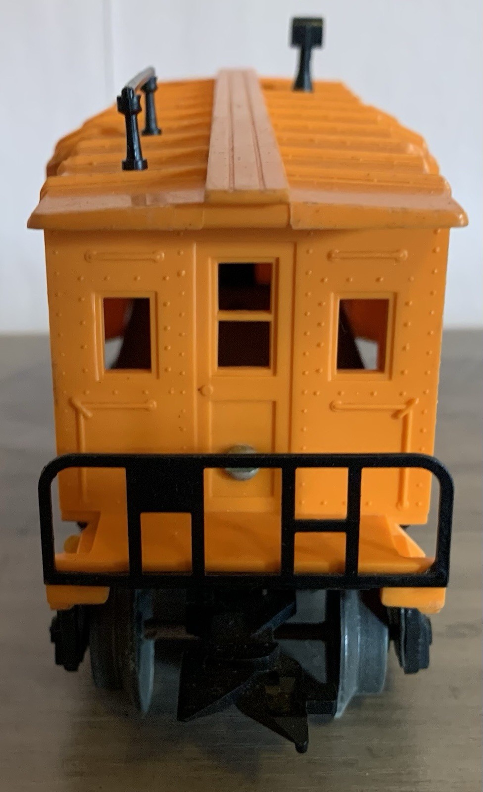 MARX train - Allstate bay window Caboose - O gauge - orange