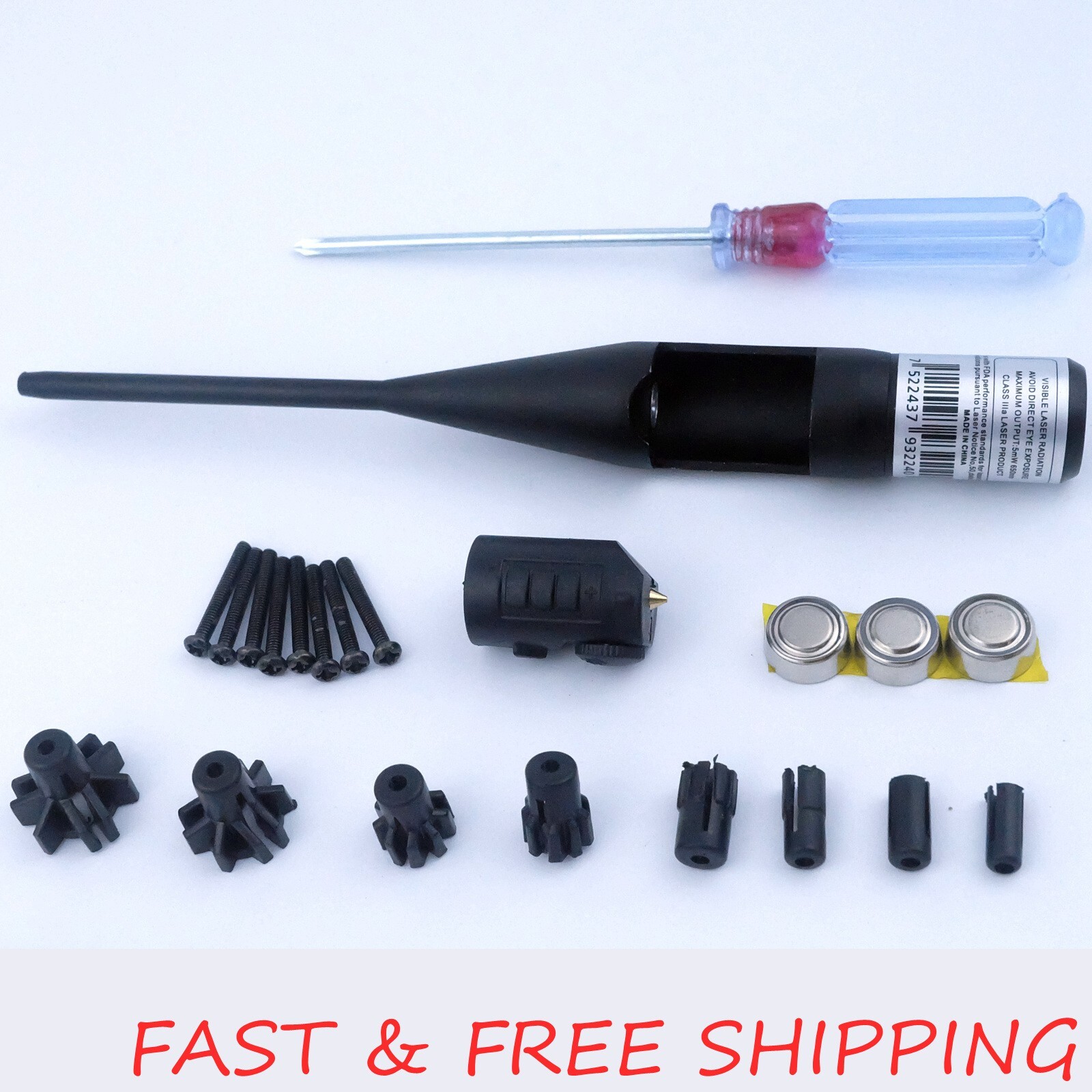 Tactical .177 to .50 Caliber Rifle Zero Laser Bore Sighter kit Bore Sighter Gun