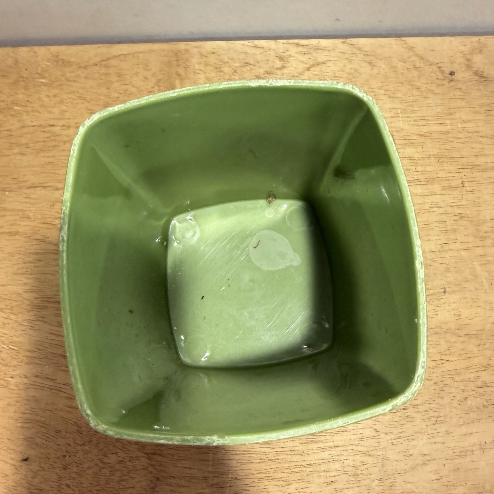 Vintage Swing Away Ice Crusher Manual Hand Crank Avocado Green Retro MCM 70s