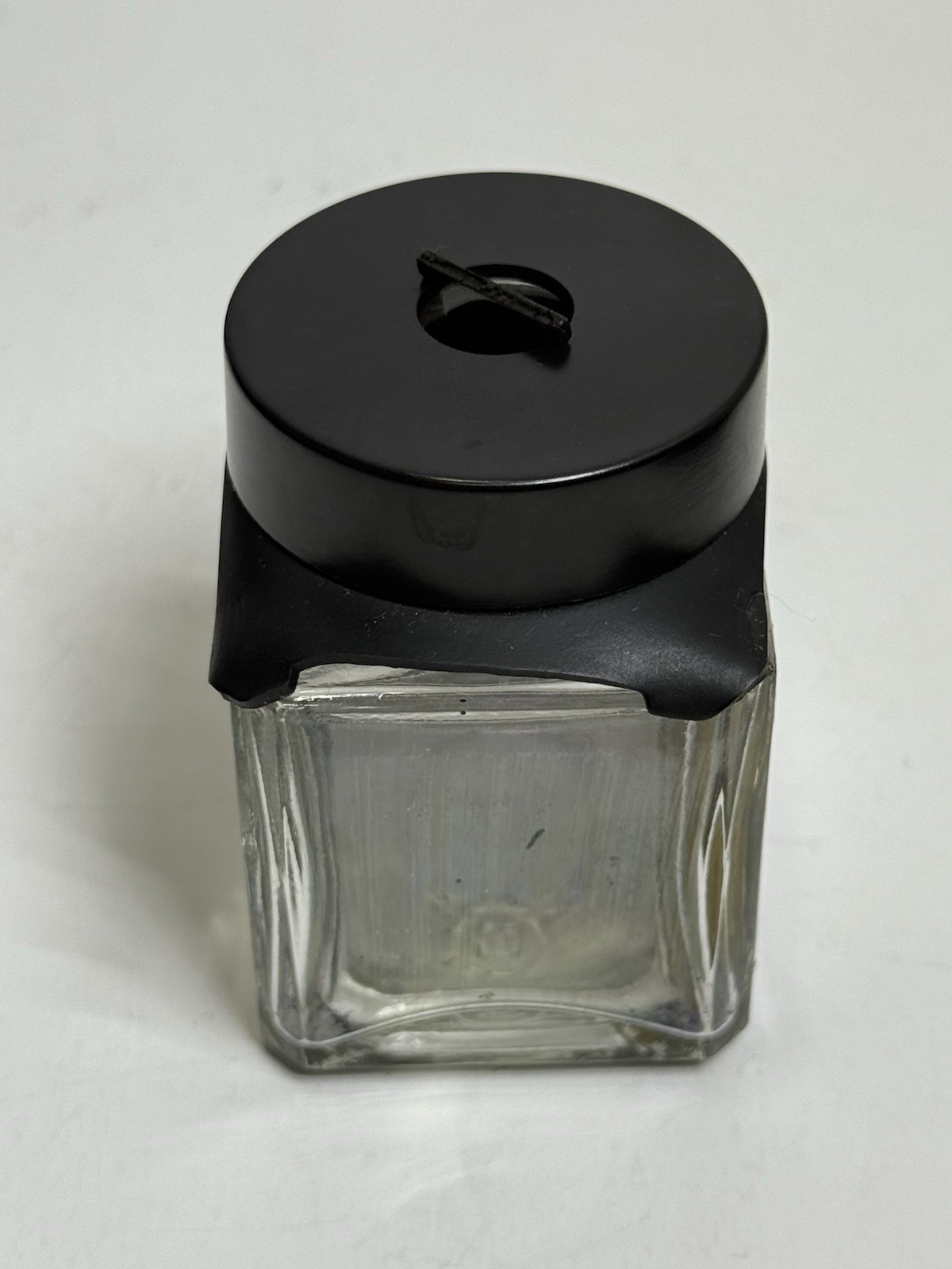 Vintage Carter's Cube - Well Dip Pen Ink Well with Glass Bottle Made in USA