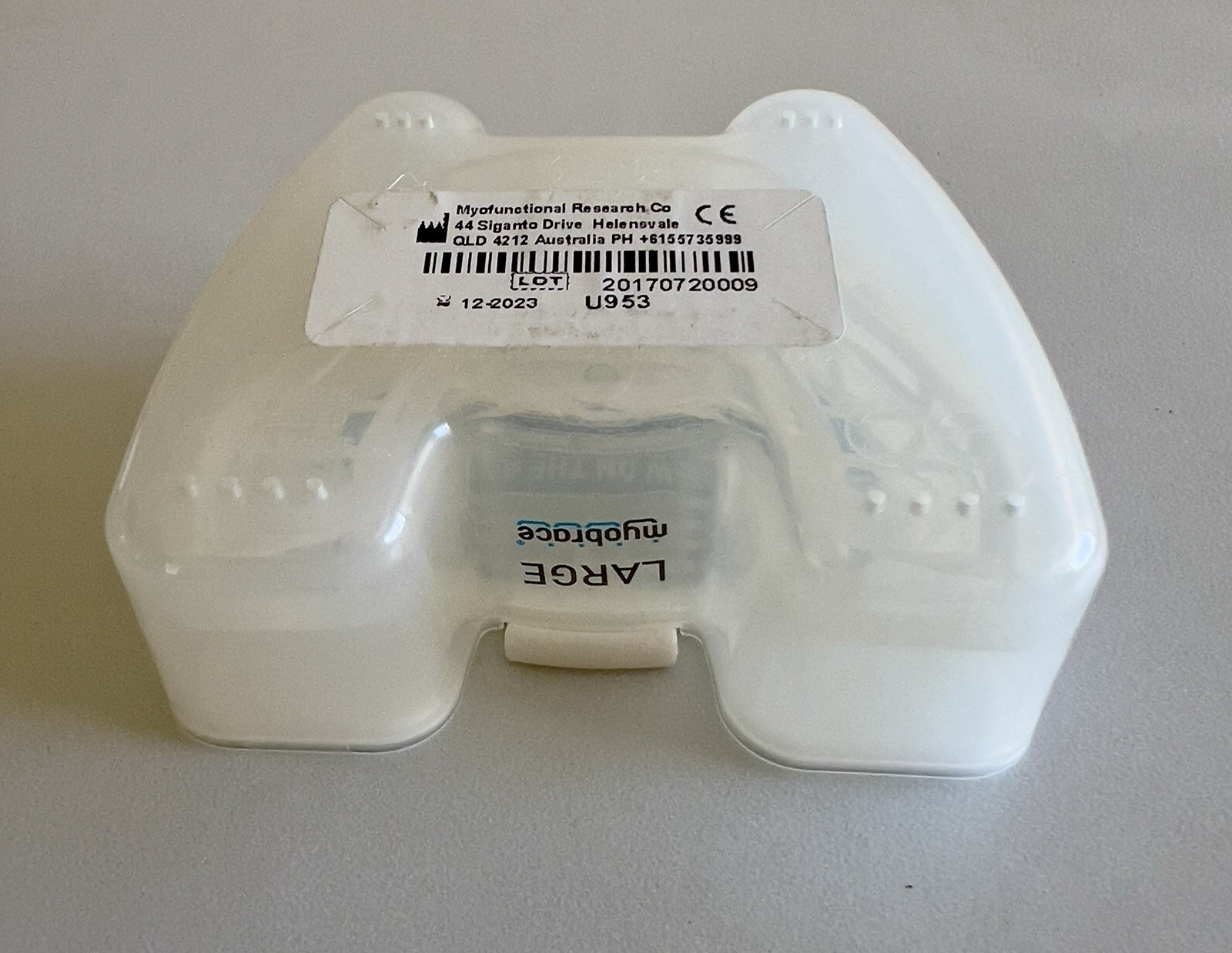 Myobrace trainer stage 2 K2 Orthodontic appliance Genuine Kid Size Large Clear