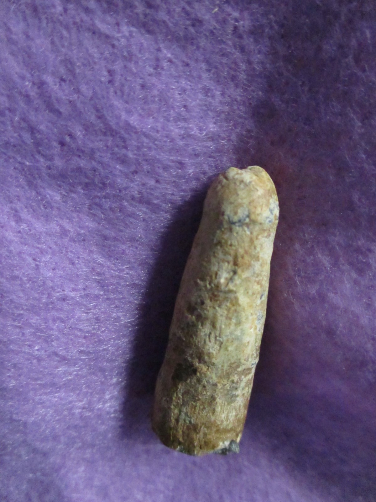 Civil War Bullet Dug Soldier Carved Phallic Phallus schlong relic -Savannah, Ga