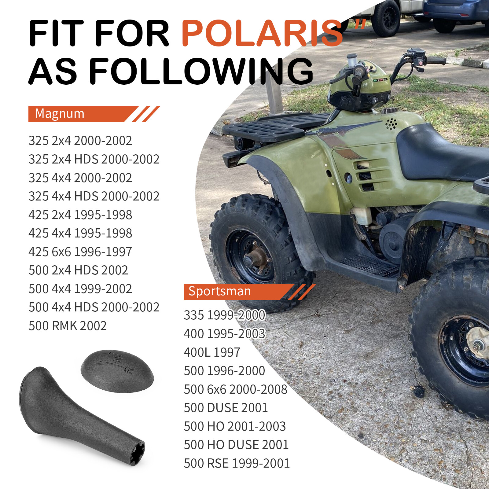 Gear Selecter Shifter Knob for Polaris Magnum 325 425 500 Sportsman 335 400 500