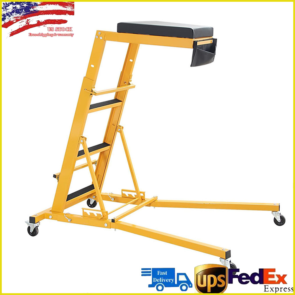 440 Lb Capacity Heavy Duty Topside Automotive Creeper Adjustable Height 48"-66"
