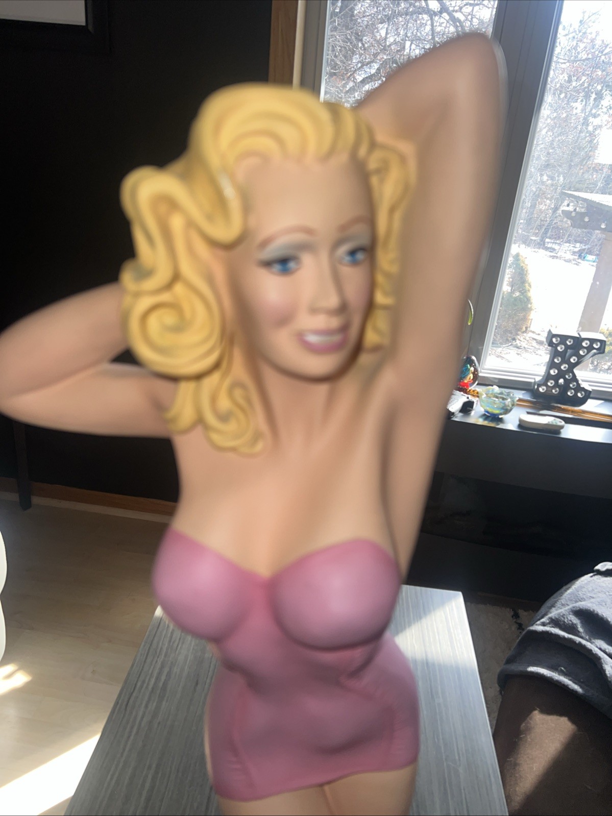 RARE JANTZEN SWIMSUIT Woman SEXY Swimwear Counter Statue Display NICE BEAUTY