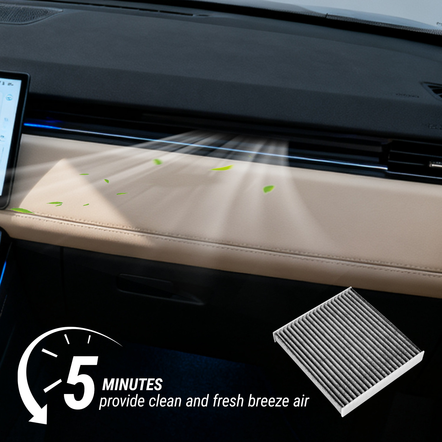 2Pack CF10285 Activated Carbon Cabin Air Filter for Toyota Lexus '06-'25