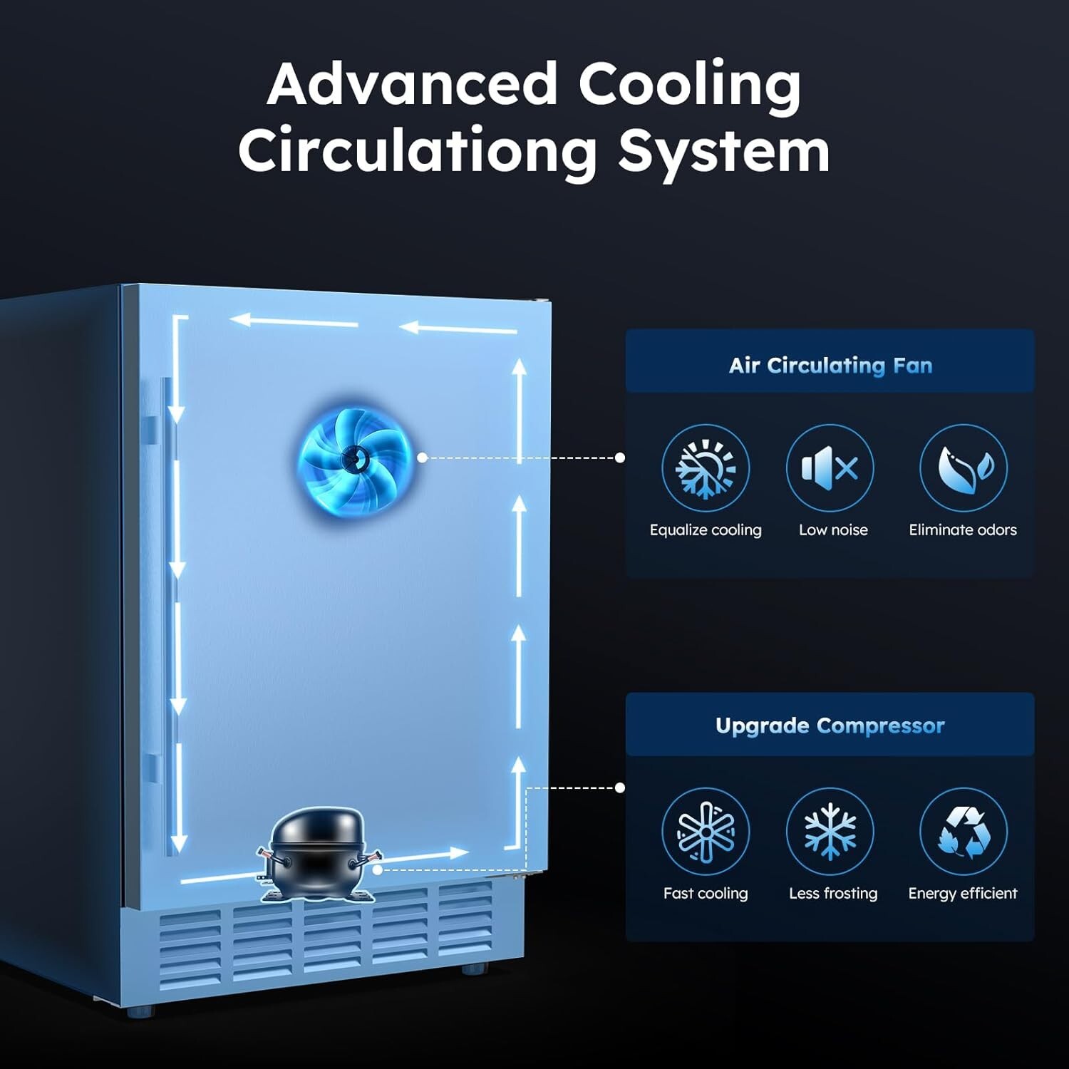 24 In Outdoor Beverage Refrigerator Stainless Steel Beverage Cooler Beer Fridge