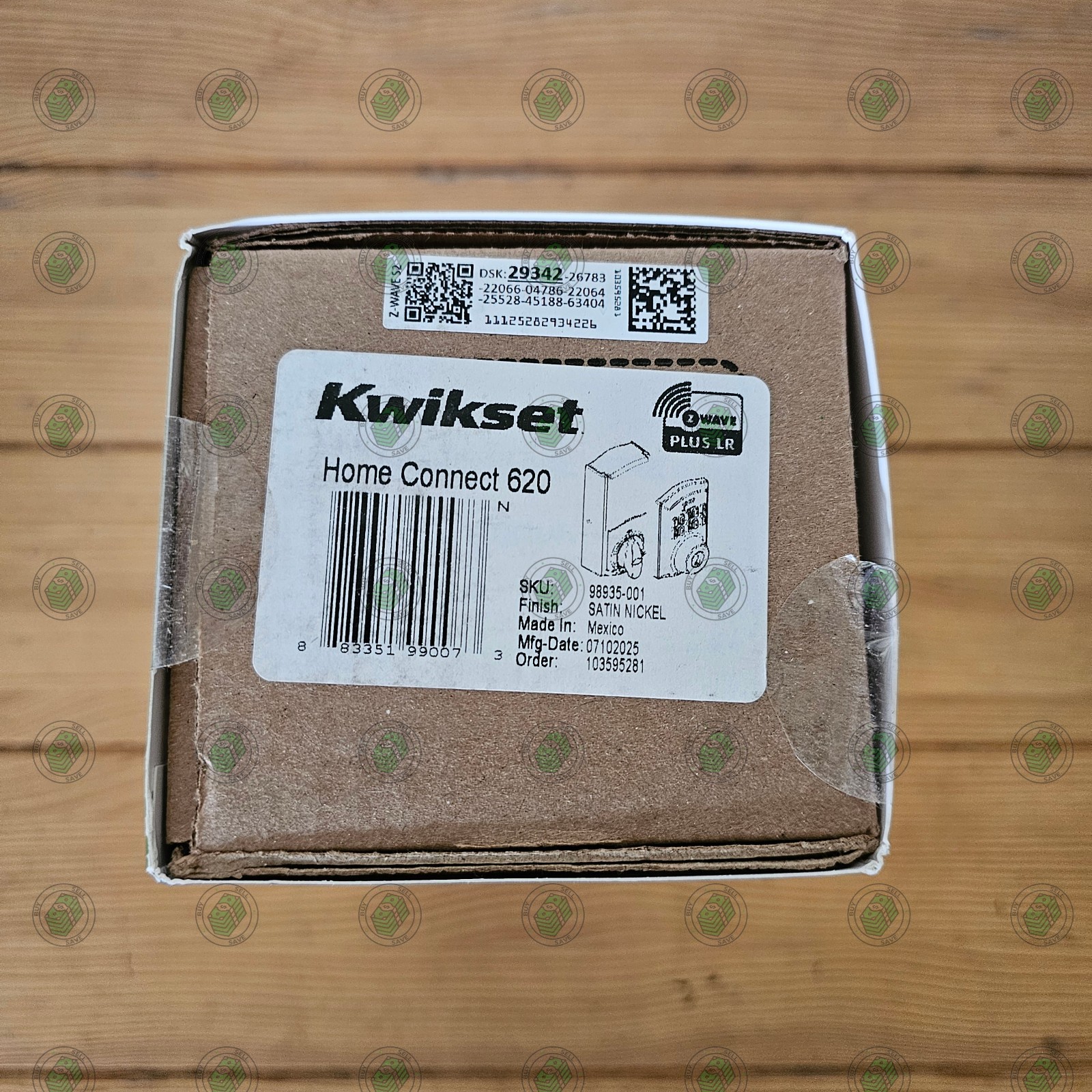 Kwikset Home Connect 620 Z-Wave Smart Lock - Satin Nickel 98935-001 **NEW**