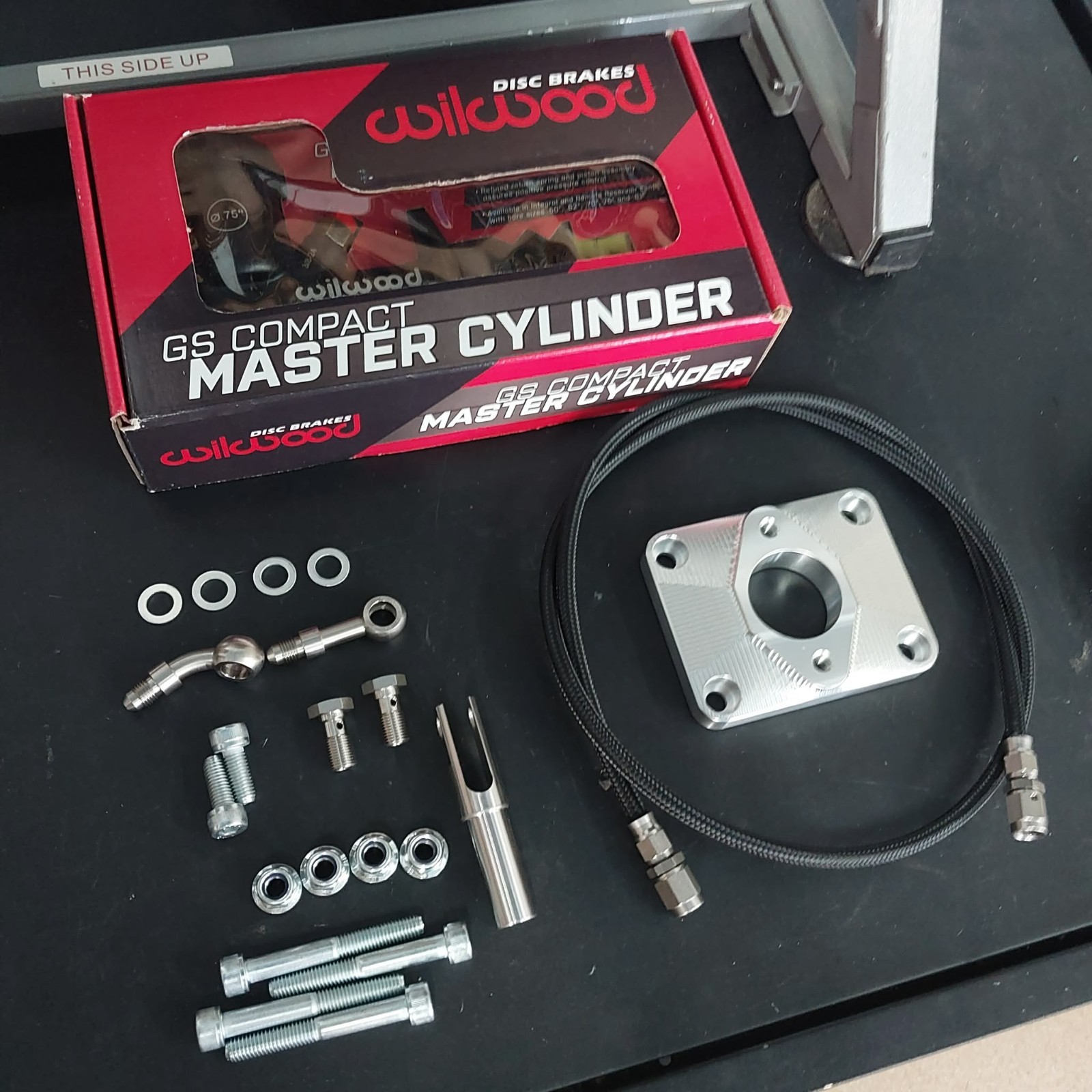 Patrol to Wilwood clutch master cylinder adaptor deletes factory booster