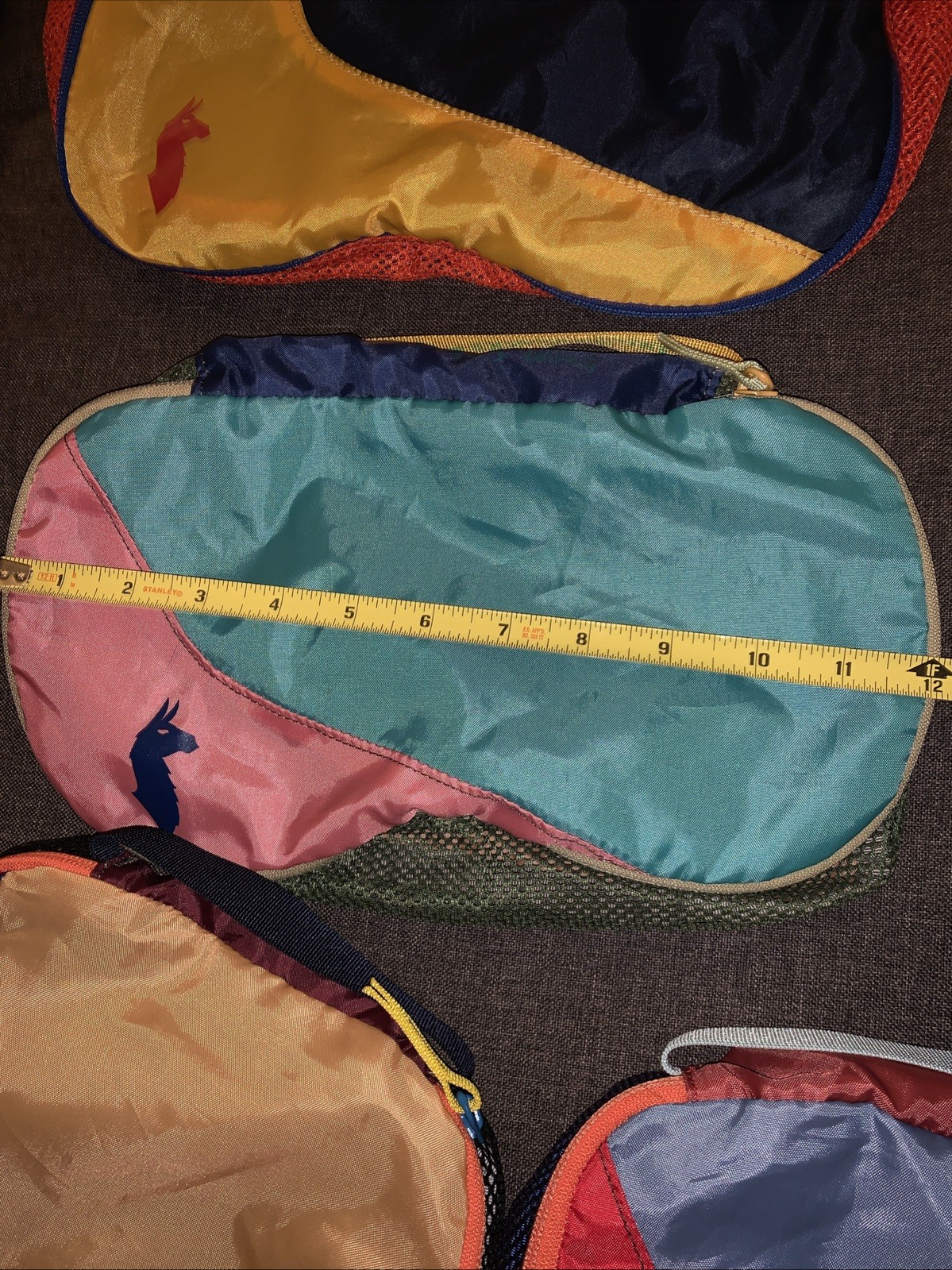 Cotopaxi Packing Cube 4 Pack ~ Colorful Packing Cubes ~ 3 Sizes