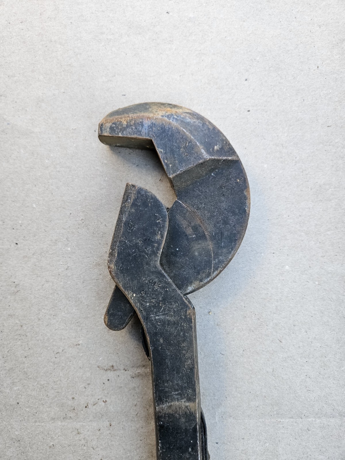 VERY RARE 18" Heller Bros. Masterench Adjustable Wrench, Smooth Jaw, Vintage USA