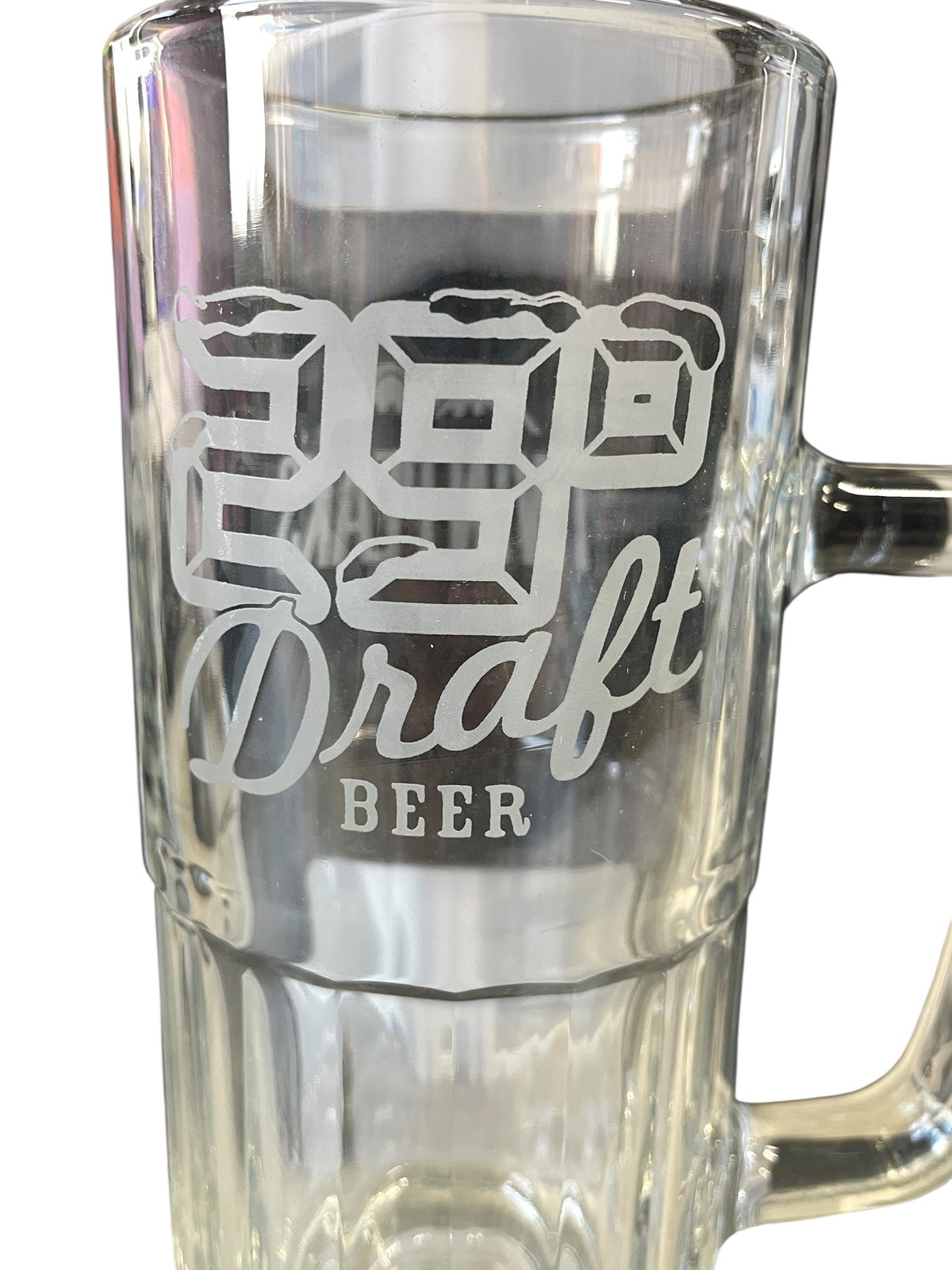 Twin Peaks Restaurant Draft Beer Mug Glass Stein 8" Tall Barware Collectible