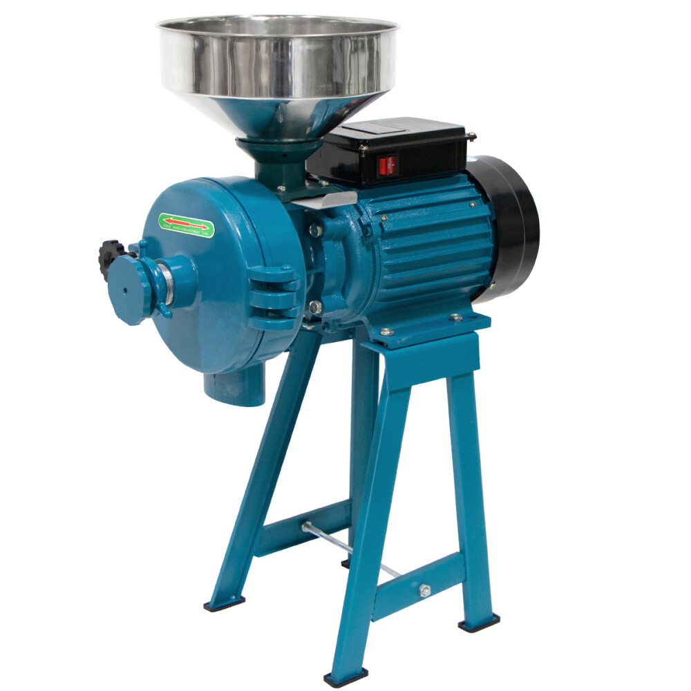 NAIZEA 3000W Electric Grain Grinder Corn Mill Commercial Wet&Dry Cereal Machine