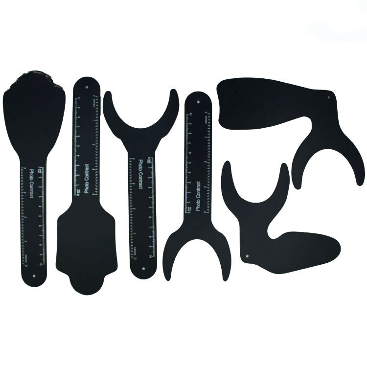 Dental Oral Photo Contrast Background Board Black Photographic Contraster 6 PCS
