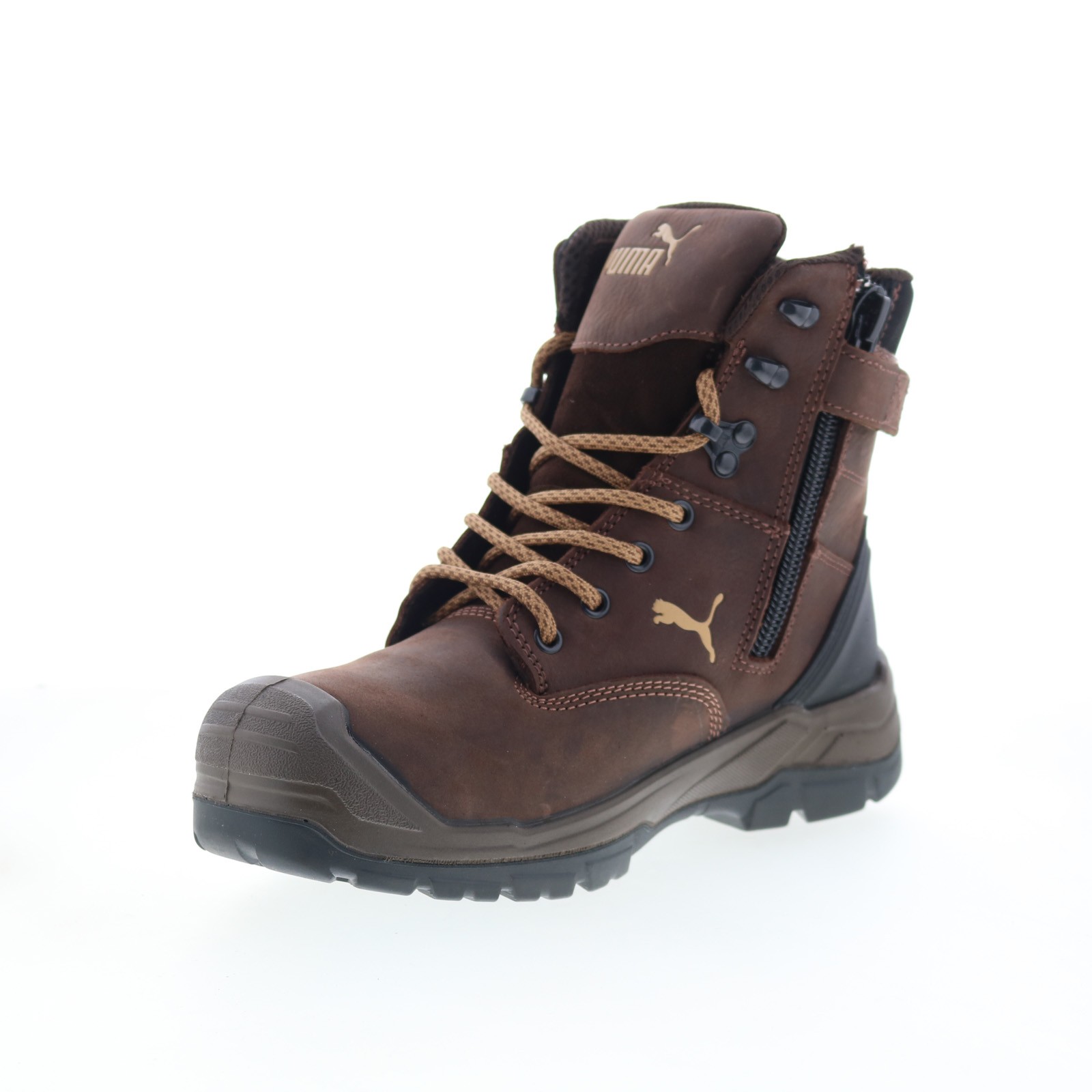 Puma Safety Conquest Soft Toe CTX High WP EH SR Mens Brown Work Boots