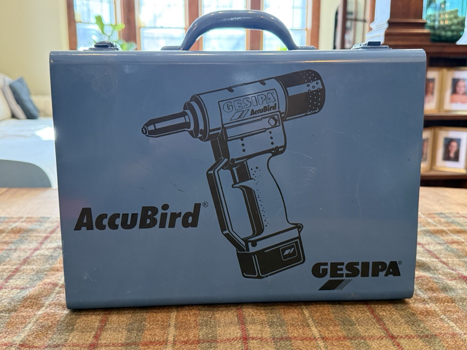GESIPA 14.4V Li-ion Accubird Riveter w/ Metal Case, 1.3Ah Battery & Charger