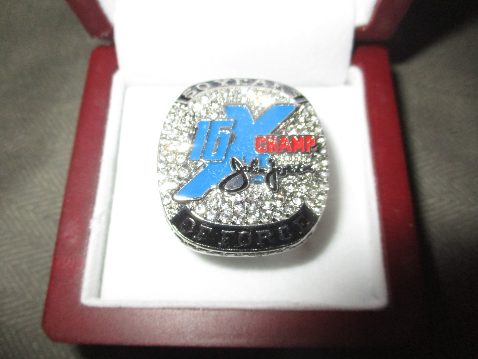 NEW 2026 50 YEARS OF JOHN FORCE 16 TIME WORLD CHAMPION COLLECTIBLE RING