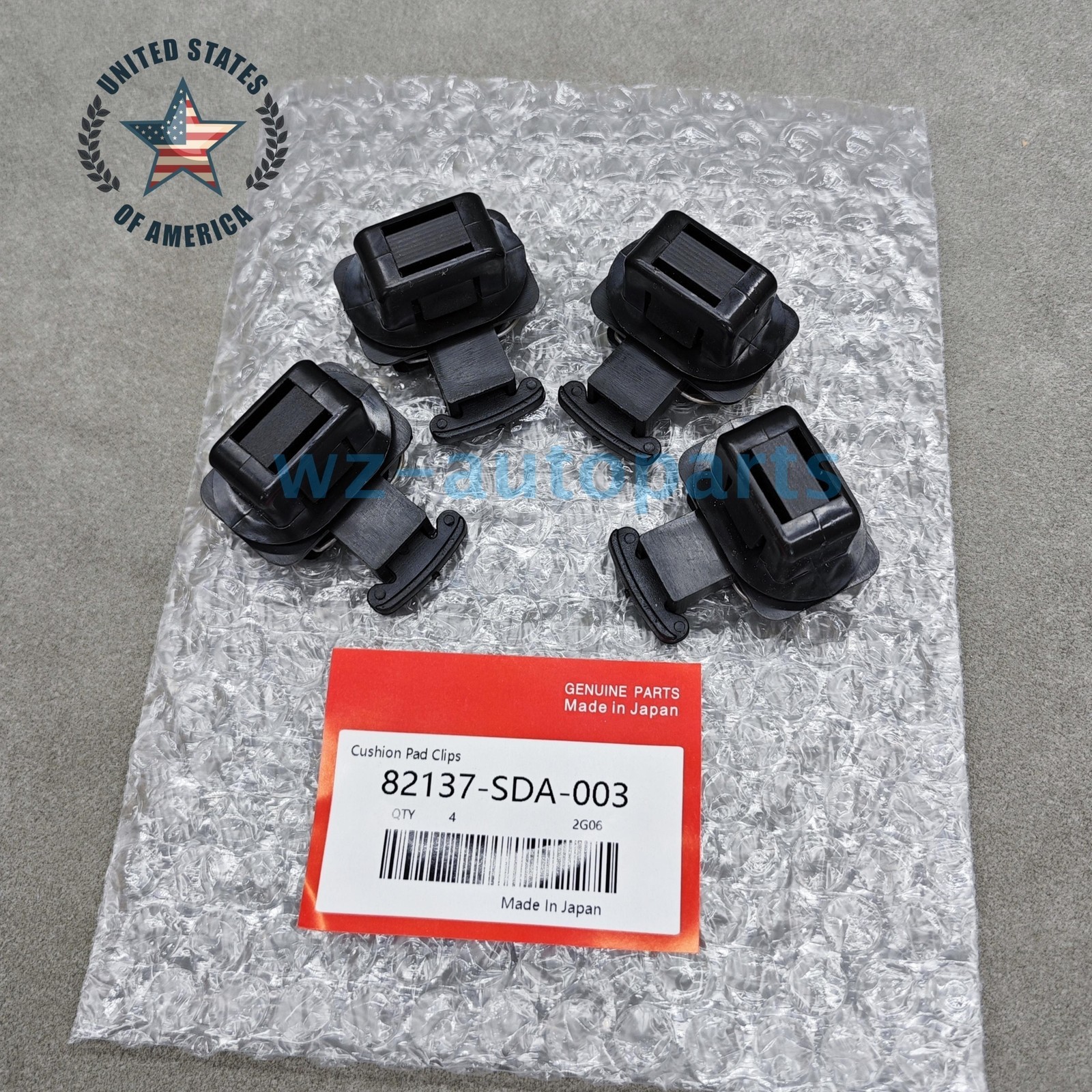OEM! 4PCS  Rear Seat Cushion Pad Clips For Honda Acura TSX Honda  82137-SDA-003