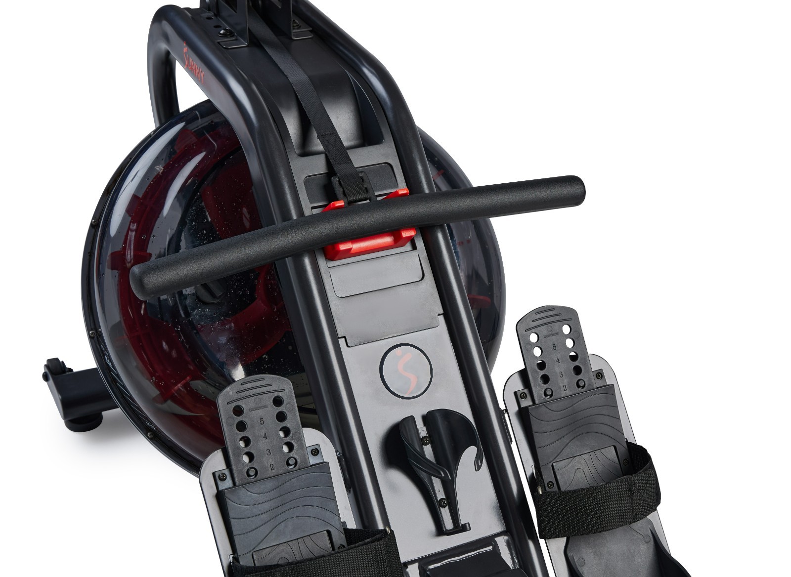 Smart Phantom Hydro Water Rowing Machine Foldable Home Cardio Workout Dual Rail