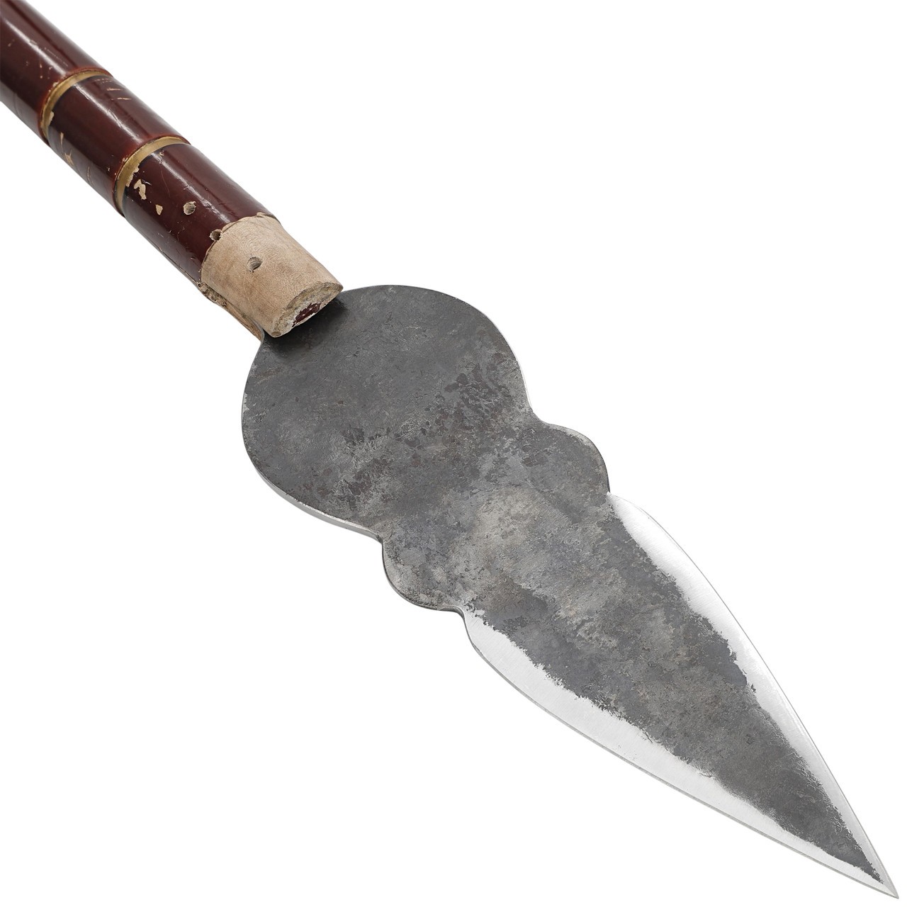 Hand-Forged Spear Head Blade Carbon Steel Viking Medieval Polearm Weapon Sharp