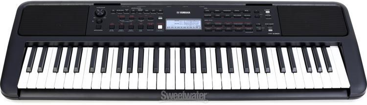 Yamaha PSRE383 61-key Mid-range Portable Keyboard with PA130 Power Adapter