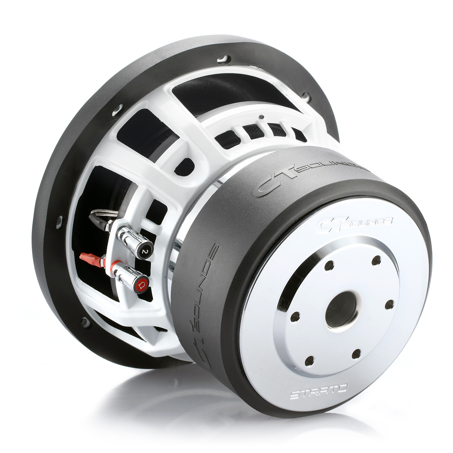 CT Sounds STRATO-8-D2 1200 Watt Max Power 8 Inch Car Subwoofer - Dual 2 Ohm