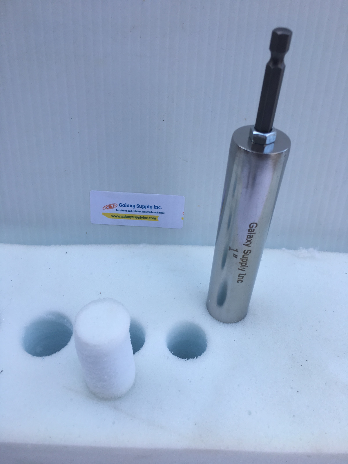 Foam Hole Cutter For Tufting .Diameter 1" =25 mm, Button Tufting . UPC901953