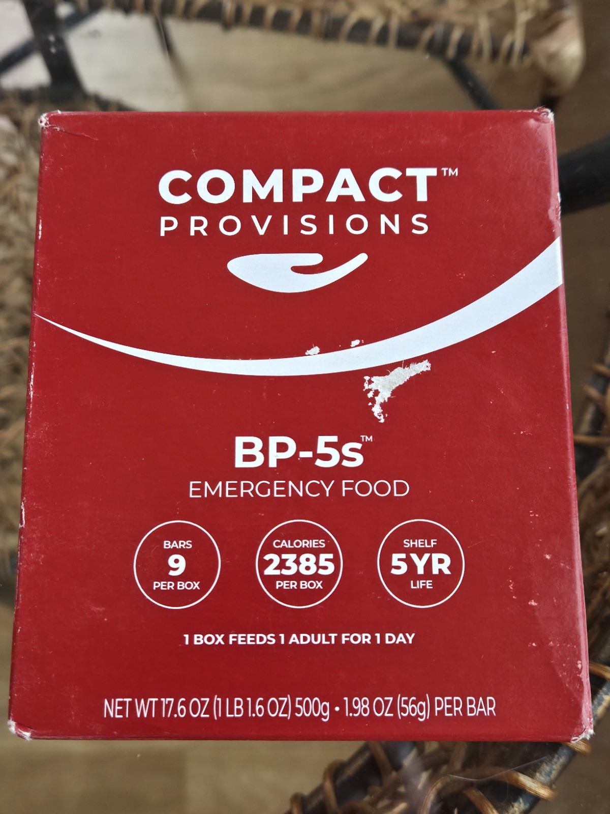 Emergency Survival Rations – BP-5s Compact Provisions, 9 Bars, Non-Perishable