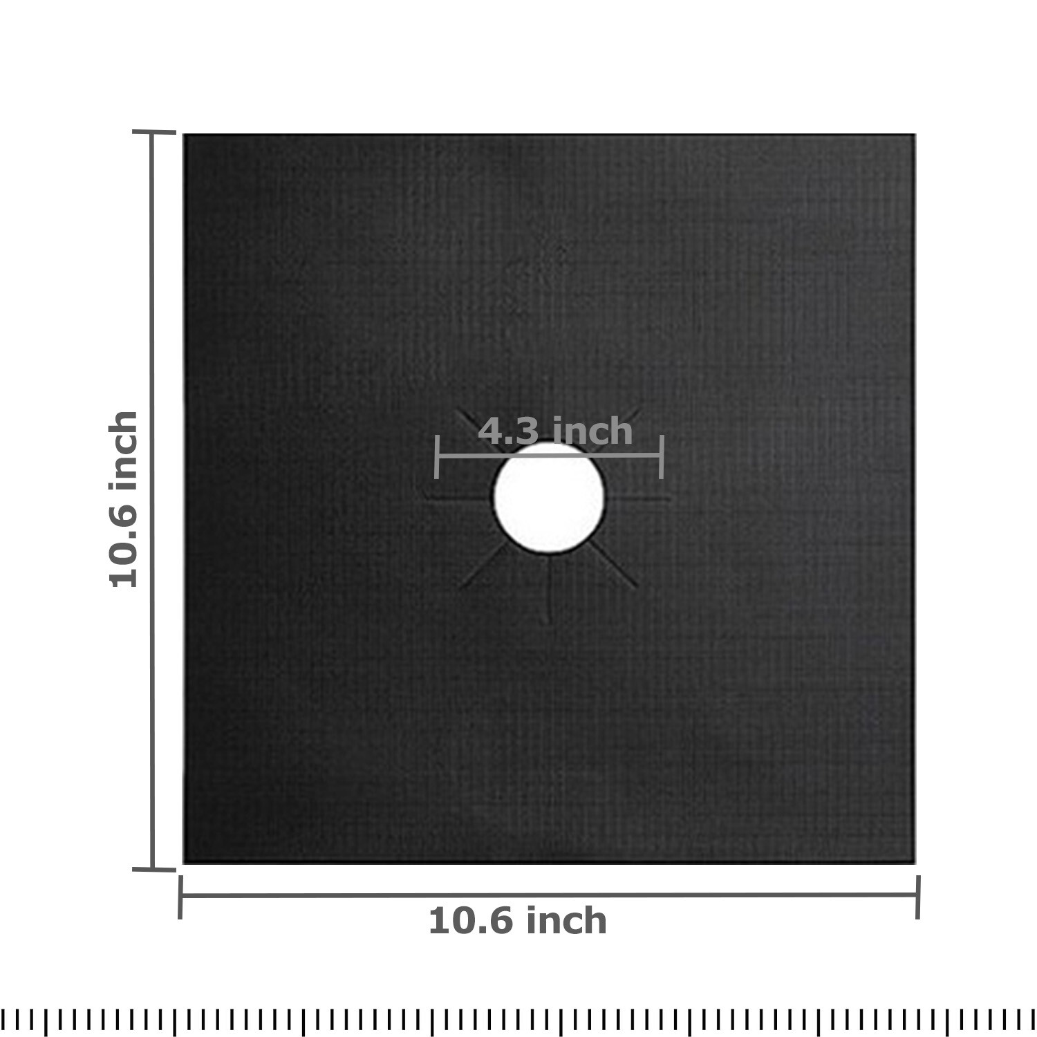 Gas Range Stove Top Burner Cover Protector Reusable Liner Clean Cook Non-stick