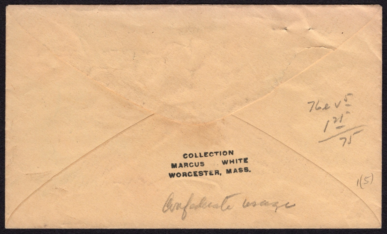 USA 3¢ Star Die Used in CSA dated Feb 15, 1861 to Carroll Hoy & Co., New Orleans