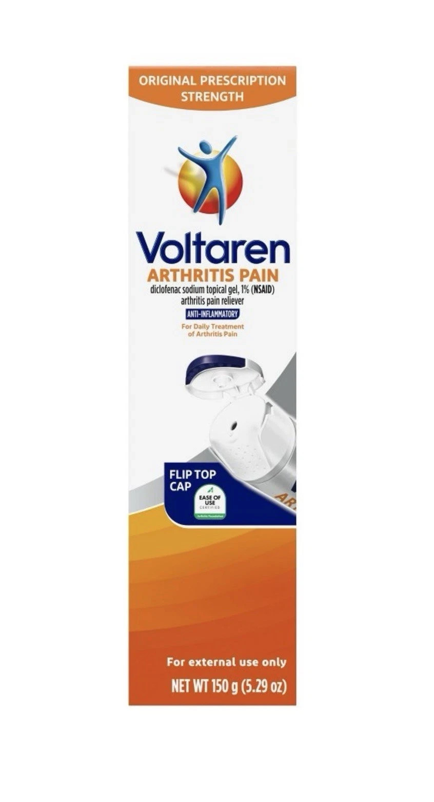 Voltaren Arthritis Pain Gel with Easy Open Cap 5.29 oz Exp 11/2027+2028+