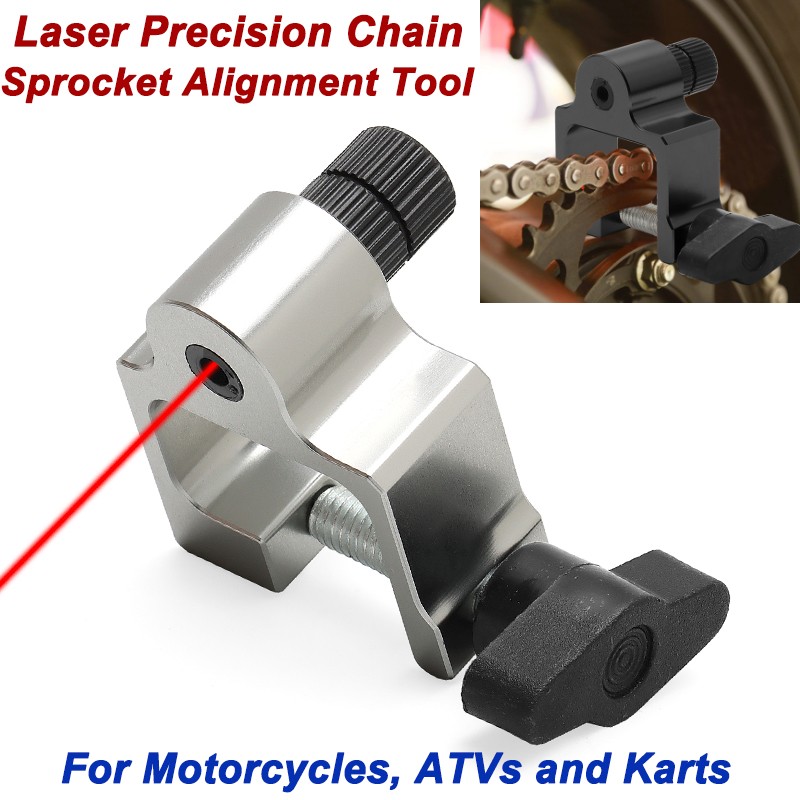 Motorcycle Laser Chain Alignment Tool Universal for Motorbike Bike ATV