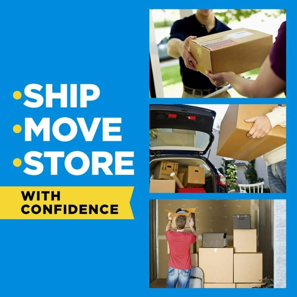 1.88 in. x 66.7 ft. Heavy Duty Shipping Packaging Tape (6-Pack with Dispenser)