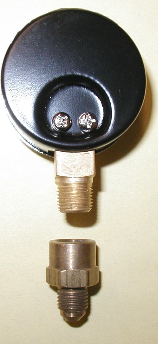 Pressure Test Gauge for Beckett, Suntec, Webster & Danfoss Oil Burner Pumps